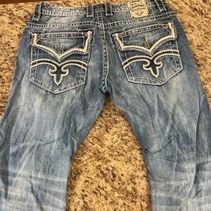 Mens rock revival Tucker bootcut 34L